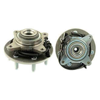 TRQ® - Front Driver and Passenger Side Wheel Bearing and Hub Assembly Kit