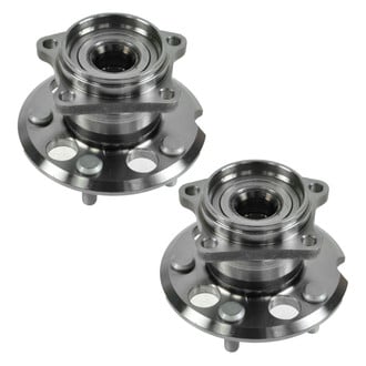 TRQ® - Rear Driver and Passenger Side Wheel Bearing and Hub Assembly Kit