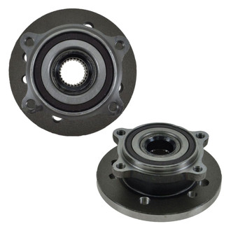 TRQ® - Front Driver and Passenger Side Wheel Bearing and Hub Assembly Kit