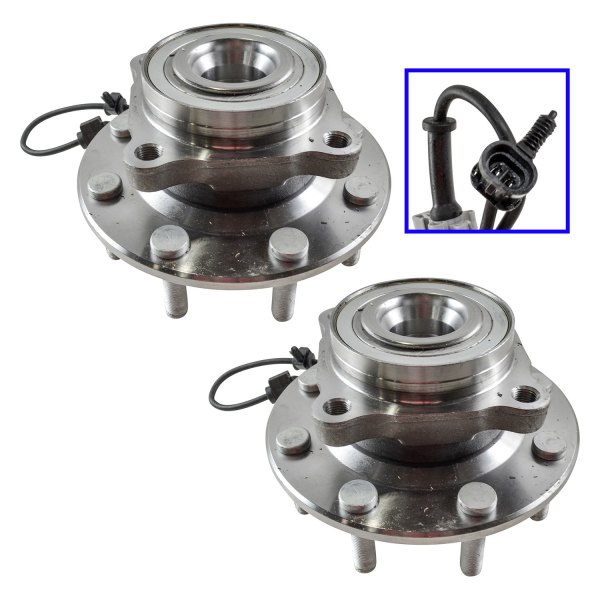 TRQ® - Front Wheel Bearing and Hub Assembly Kit