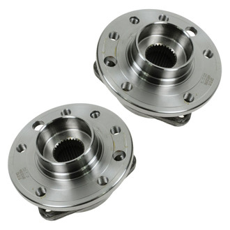 TRQ® - Front Driver and Passenger Side Wheel Bearing and Hub Assembly Kit