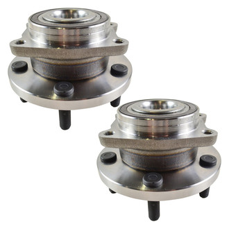 TRQ® - Front Driver and Passenger Side Wheel Bearing and Hub Assembly Kit