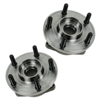 TRQ® - Front Driver and Passenger Side Wheel Bearing and Hub Assembly Kit