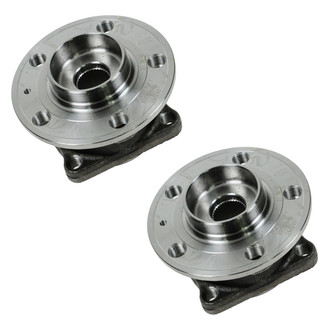 TRQ® - Rear Driver and Passenger Side Wheel Bearing and Hub Assembly Kit