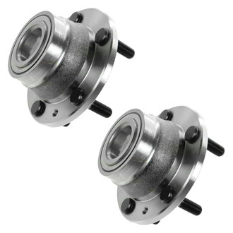 TRQ® - Rear Driver and Passenger Side Wheel Bearing and Hub Assembly Kit