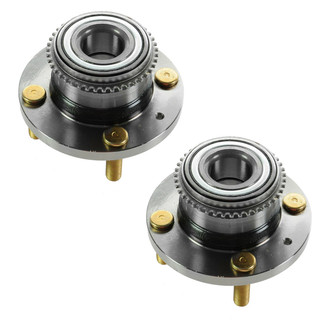 TRQ® - Rear Driver and Passenger Side Wheel Bearing and Hub Assembly Kit