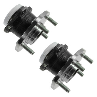 TRQ® - Rear Driver and Passenger Side Wheel Bearing and Hub Assembly Kit