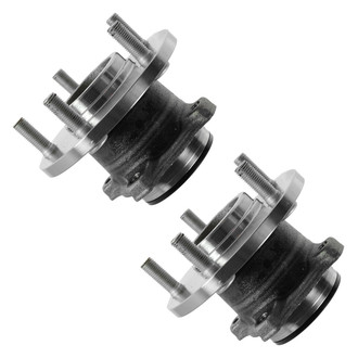 TRQ® - Rear Driver and Passenger Side Wheel Bearing and Hub Assembly Kit