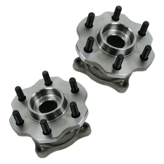 TRQ® - Rear Driver and Passenger Side Wheel Bearing and Hub Assembly Kit