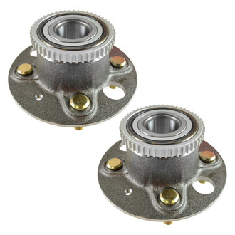 TRQ® - Rear Driver and Passenger Side Wheel Bearing and Hub Assembly Kit