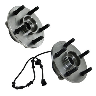TRQ® - Front Driver and Passenger Side Wheel Bearing and Hub Assembly Kit