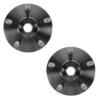 TRQ® - Rear Driver and Passenger Side Wheel Bearing and Hub Assembly Kit