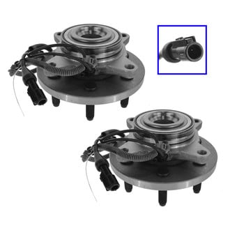TRQ® - Front Driver and Passenger Side Wheel Bearing and Hub Assembly Kit