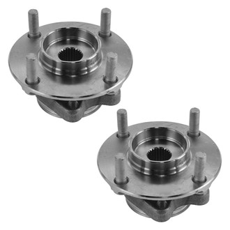 TRQ® - Front Driver and Passenger Side Wheel Bearing and Hub Assembly Kit