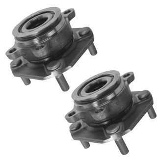 TRQ® - Front Driver and Passenger Side Wheel Bearing and Hub Assembly Kit