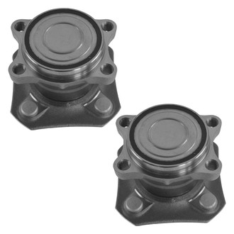 TRQ® - Rear Driver and Passenger Side Wheel Bearing and Hub Assembly Kit