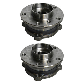 TRQ® - Front Driver and Passenger Side Wheel Bearing and Hub Assembly Kit