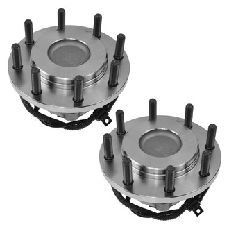 TRQ® - Front Driver and Passenger Side Wheel Bearing and Hub Assembly Kit