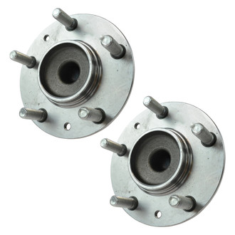 TRQ® - Front Driver and Passenger Side Wheel Bearing and Hub Assembly Kit
