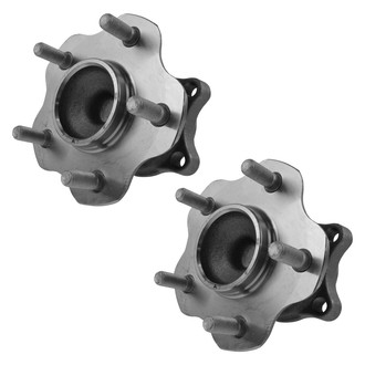 TRQ® - Rear Driver and Passenger Side Wheel Bearing and Hub Assembly Kit