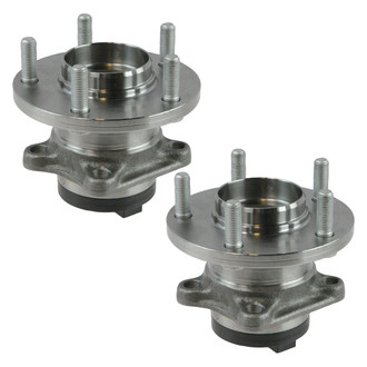 TRQ® - Rear Driver and Passenger Side Wheel Bearing and Hub Assembly Kit