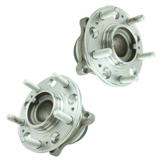 TRQ® - Front Driver and Passenger Side Wheel Bearing and Hub Assembly Kit