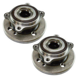 TRQ® - Front Driver and Passenger Side Wheel Bearing and Hub Assembly Kit