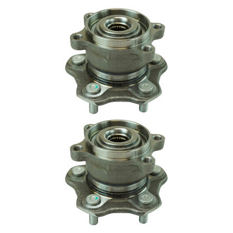 TRQ® - Rear Driver and Passenger Side Wheel Bearing and Hub Assembly Kit