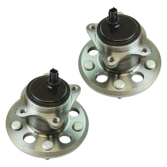 TRQ® - Rear Driver and Passenger Side Wheel Bearing and Hub Assembly Kit