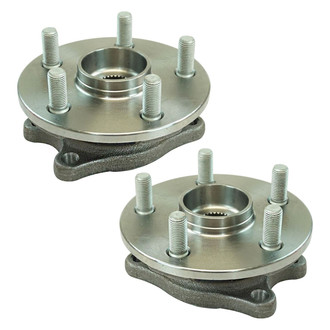 TRQ® - Front Driver and Passenger Side Wheel Bearing and Hub Assembly Kit