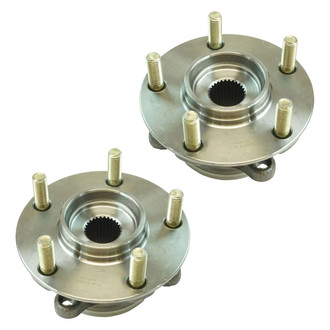 TRQ® - Front Driver and Passenger Side Wheel Bearing and Hub Assembly Kit