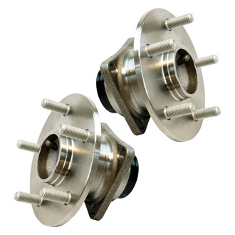 TRQ® - Rear Driver and Passenger Side Wheel Bearing and Hub Assembly Kit