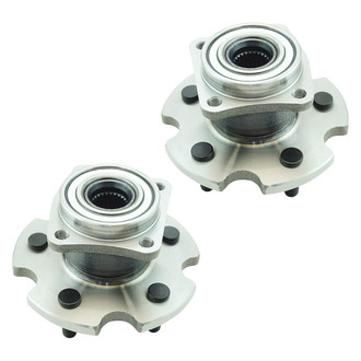 TRQ® - Rear Driver and Passenger Side Wheel Bearing and Hub Assembly Kit