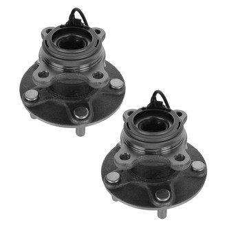 TRQ® - Rear Driver and Passenger Side Wheel Bearing and Hub Assembly Kit