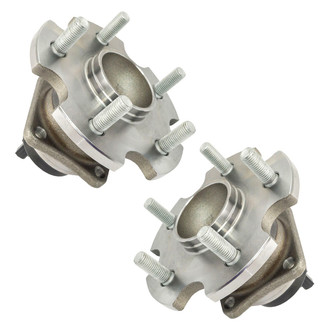 TRQ® - Rear Driver and Passenger Side Wheel Bearing and Hub Assembly Kit