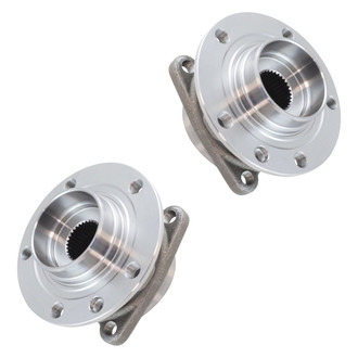 TRQ® - Front Driver and Passenger Side Wheel Bearing and Hub Assembly Kit