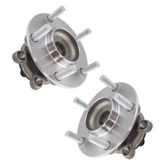 TRQ® - Rear Driver and Passenger Side Wheel Bearing and Hub Assembly Kit