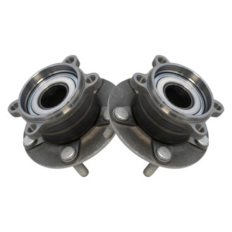 TRQ® - Rear Driver and Passenger Side Wheel Bearing and Hub Assembly Kit