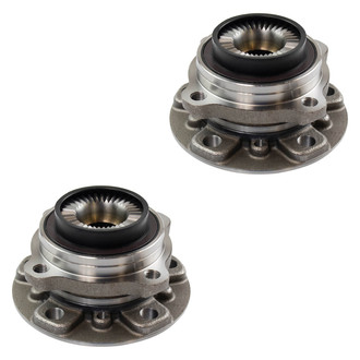 TRQ® - Rear Driver and Passenger Side Wheel Bearing and Hub Assembly Kit