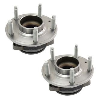 TRQ® - Front Driver and Passenger Side Wheel Bearing and Hub Assembly Kit