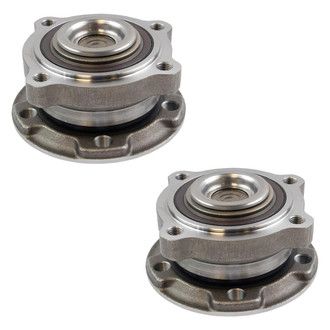TRQ® - Front Driver and Passenger Side Wheel Bearing and Hub Assembly Kit