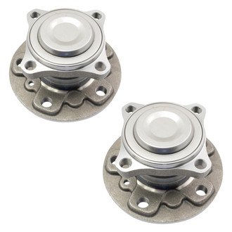 TRQ® - Rear Driver and Passenger Side Wheel Bearing and Hub Assembly Kit
