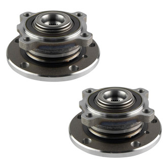 TRQ® - Front Driver and Passenger Side Wheel Bearing and Hub Assembly Kit
