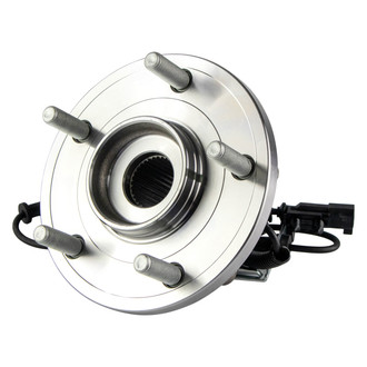 TRQ® - Front Driver Side Wheel Bearing and Hub Assembly