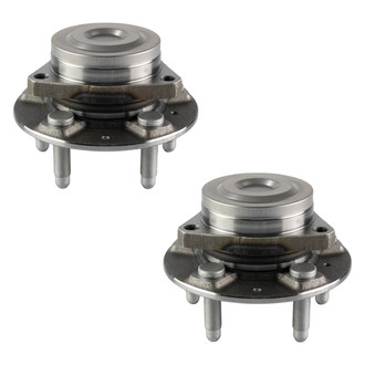 TRQ® - Front Driver and Passenger Side Wheel Bearing and Hub Assembly Kit