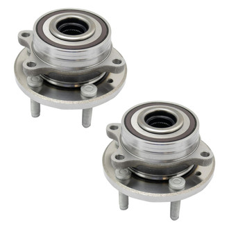 TRQ® - Front Driver and Passenger Side Wheel Bearing and Hub Assembly Kit