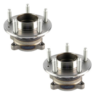 TRQ® - Rear Driver and Passenger Side Wheel Bearing and Hub Assembly Kit