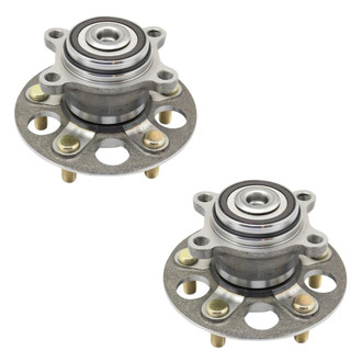 TRQ® - Rear Driver and Passenger Side Wheel Bearing and Hub Assembly Kit