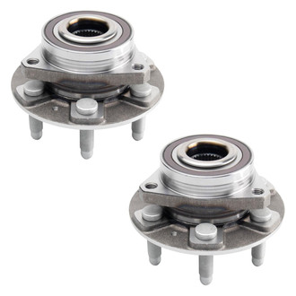 TRQ® - Rear Driver and Passenger Side Wheel Bearing and Hub Assembly Kit