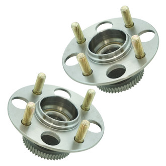 TRQ® - Rear Driver and Passenger Side Wheel Bearing and Hub Assembly Kit
